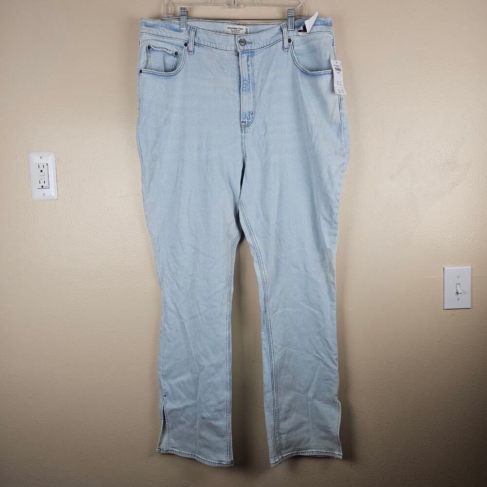 Abercrombie & Fitch Light Blue Straight Leg Jeans